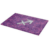 Mutter von Pearl Sagittarius Symbol Fuchsia Camouf Schneidebrett (Ecke)