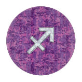 Mutter von Pearl Sagittarius Symbol Fuchsia Camouf Schneidebrett (Vorderseite)