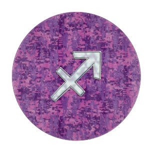 Mutter von Pearl Sagittarius Symbol Fuchsia Camouf Schneidebrett