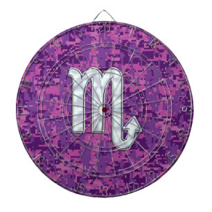 Mutter von Pearl Scorpio Zodiac Pink Digitale Camo Dartscheibe