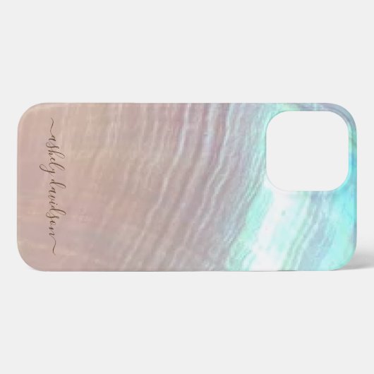 Mutter von Pearl Seashell iPhone Case Hülle (Rückseite (Horizontal))
