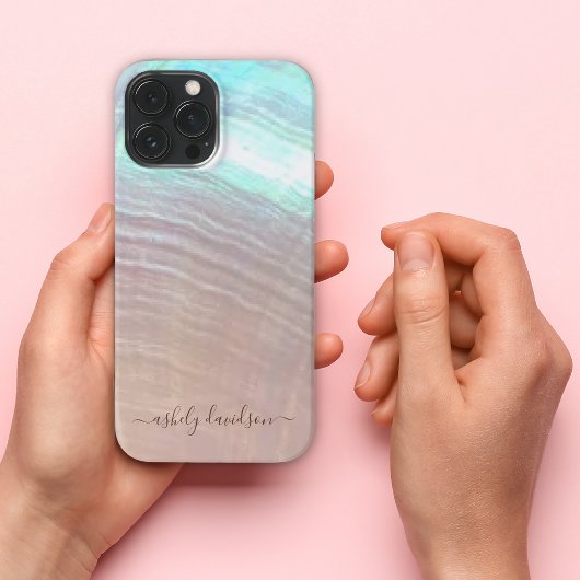 Mutter von Pearl Seashell iPhone Case Hülle