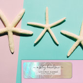 Mutter von Pearl Seashell Rücksendeadresse