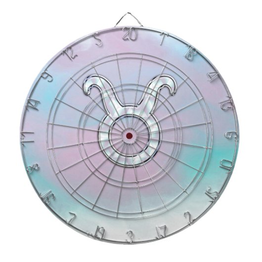 Mutter von Pearl Style Taurus Zodiac Horoskop Dartscheibe (vorne)