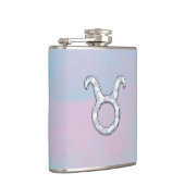 Mutter von Pearl Style Taurus Zodiac Horoskop Flachmann (Rechts)