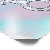 Mutter von Pearl Taurus Zodiac Astrologie Fotodruck (Ecke)