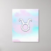 Mutter von Pearl Taurus Zodiac Astrologie Leinwanddruck (Vorderseite)