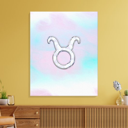 Mutter von Pearl Taurus Zodiac Astrologie Leinwanddruck (Insitu (Wohnzimmer))