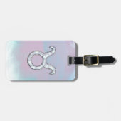 Mutter von Pearl Taurus Zodiac Symbol Gepäckanhänger (Vorderseite horizontal)
