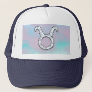 Mutter von Pearl Taurus Zodiac Symbol Truckerkappe