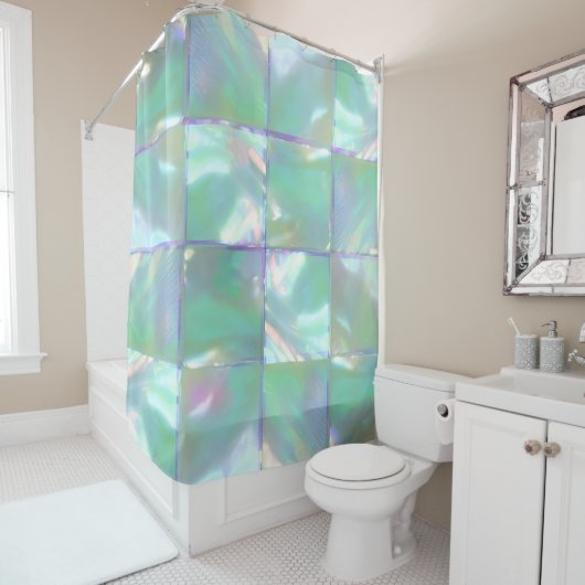 Mutter von Pearl Tiles Duschvorhang (Beispiel)
