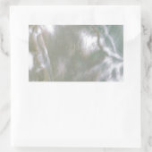 Mutter von Pearl White Rechteckiger Aufkleber (Tasche)