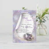 Mutter von Pearls Beach Party Einladung (Stehend Vorderseite)