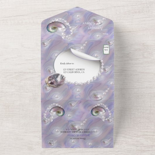 Mutter von Pearls Symphony All In One Einladung (Außenbereich)