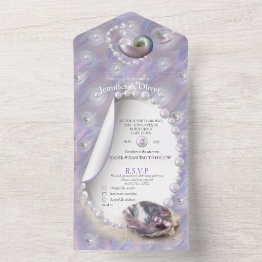 Mutter von Pearls Symphony All In One Einladung (Innen Boden)