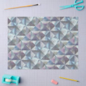 Mutter von Perl Texture Luxury Geometric Gemustert Seidenpapier (Basteln)