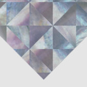 Mutter von Perl Texture Luxury Geometric Gemustert Seidenpapier (Detail)