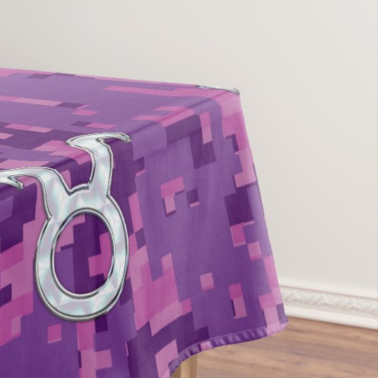 Mutter von Perle wie Taurus Symbol auf der digital Tischdecke (Beispiel)