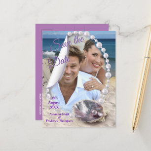 Mutter von Perlen Merged wie Liquid Wirbel Ankündigungspostkarte