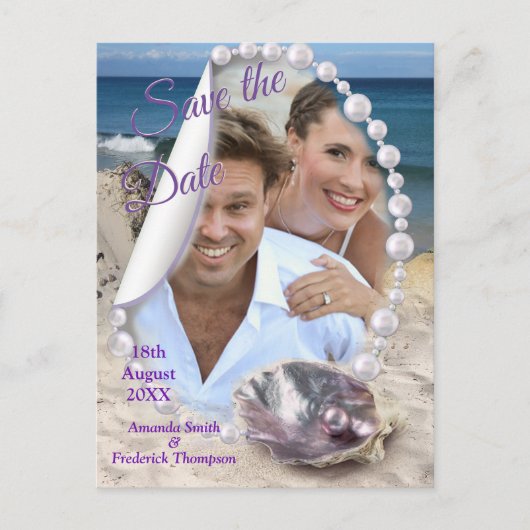 Mutter von Perlen Merged wie Liquid Wirbel Ankündigungspostkarte (Vorderseite)