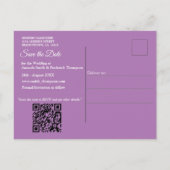 Mutter von Perlen Merged wie Liquid Wirbel Ankündigungspostkarte (Rückseite)