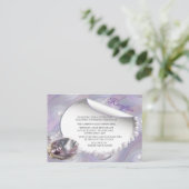 Mutter von Perlen Merged wie Liquid Wirbel Begleitkarte (Stehend Vorderseite)