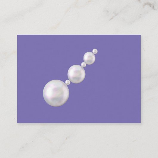 Mutter von Perlen Merged wie Liquid Wirbel Begleitkarte (Rückseite)