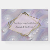 Mutter von Perlen Merged wie Liquid Wirbel Gästebuch (Rückseite)