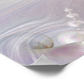 Mutter von Perlen Merged wie Liquid Wirbel Poster (Ecke)