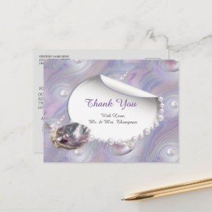 Mutter von Perlen Merged wie Liquid Wirbel Postkarte