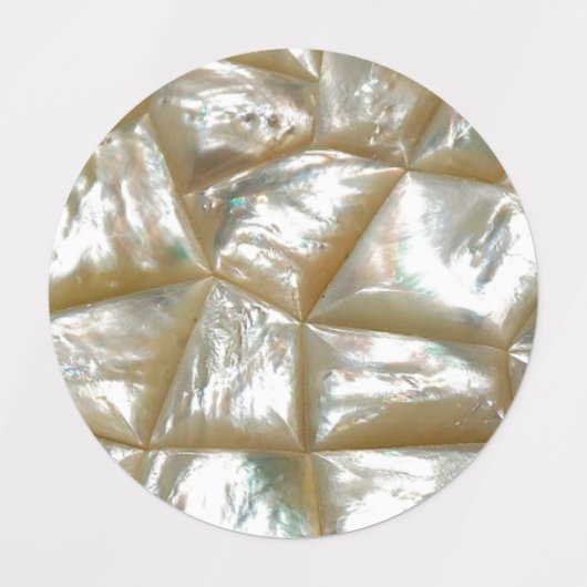 Mutter von Perlendesign Etiketten (Design 1)