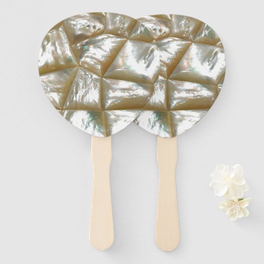 Mutter von Perlendesign Fächer (Vorne und Hinten)