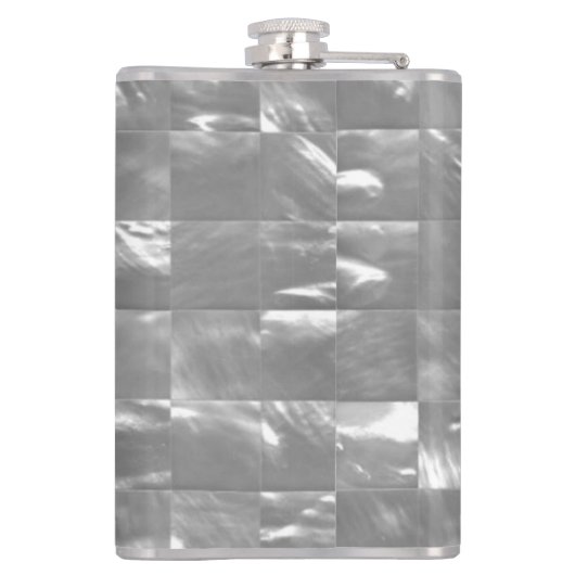 Mutter von Perlendesign Flachmann (Rückseite)