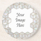 Mutter von Perlkacheln Getränkeuntersetzer (Vorne)