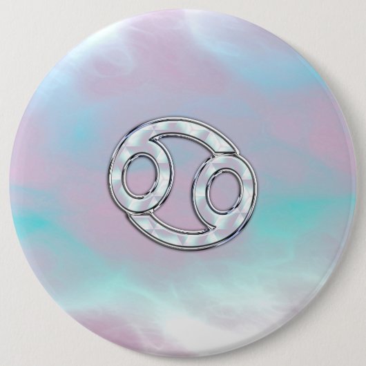 Mutter von Perlkrebs Zodiac Button (Vorderseite)