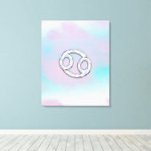 Mutter von Perlkrebs Zodiac Leinwanddruck (Insitu (Holzboden))