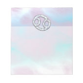 Mutter von Perlkrebs Zodiac Notizblock (Vorderseite)