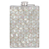 Mutter von Perlsteinen Flachmann (Rückseite)