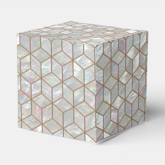 Mutter von Perlsteinen Geschenkschachtel (Rückseite)