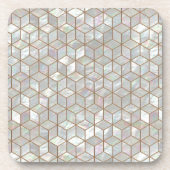 Mutter von Perlsteinen Getränkeuntersetzer (Vorderseite)