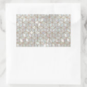 Mutter von Perlsteinen Rechteckiger Aufkleber (Tasche)