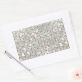 Mutter von Perlsteinen Rechteckiger Aufkleber (Umschlag)