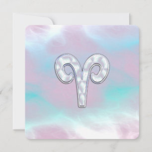 Mutter von Perlstil Aries Zodiac Sign