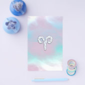 Mutter von Perlstil Aries Zodiac Sign Flyer (Einzeln)