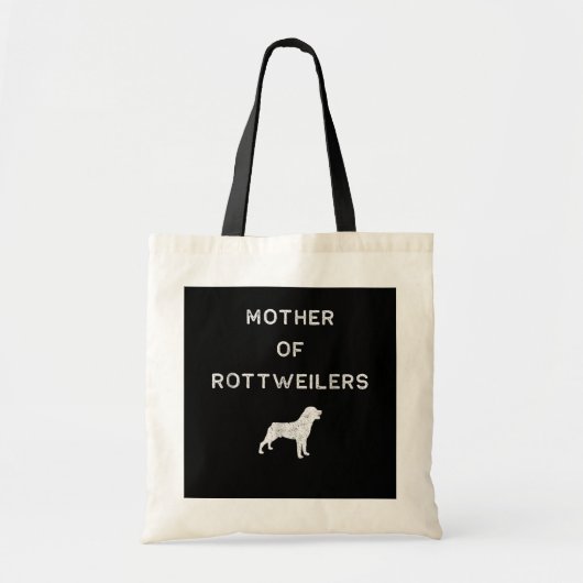 Mutter von Rotweilern Tragetasche (Vorne)