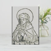 Mutter von Saint Monica, Augustine, Hippo Einladung (Stehend Vorderseite)