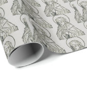 Mutter von Saint Monica, Augustine, Hippo Geschenkpapier (Rolleneckpunkt)