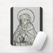 Mutter von Saint Monica, Augustine, Hippo Mousepad (Mit Mouse)