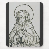 Mutter von Saint Monica, Augustine, Hippo Mousepad (Vorne)