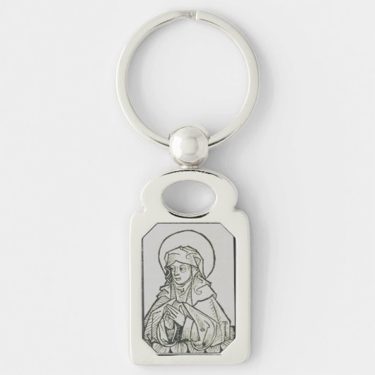 Mutter von Saint Monica, Augustine, Hippo Schlüsselanhänger (Vorderseite)
